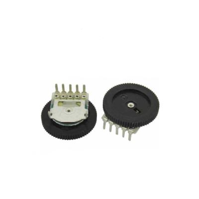 China PC Pin RV16 Good Quality 16mm 100k 500k Carbon Films 16mm Encoder Wheel Carbon Film Potentiometer With Switch for sale