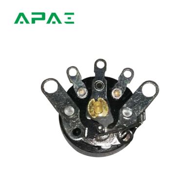 China RV12S Flat Foot Potentiometer Rotary Switch RK12 Audio Power Amplifier Flat Foot for sale