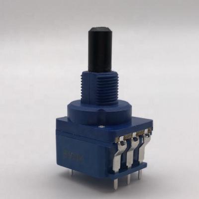 China R16R2S-2D1-B500K-9N-19F rotary potentiometer switch R16R2S for sale