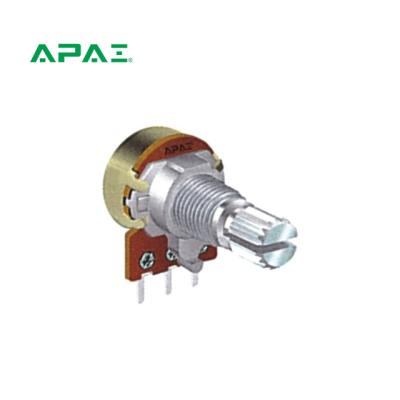 China megatron rotary potentiometer 14mm 10k switch on off slide potentiometer 10k RK1710NH for sale