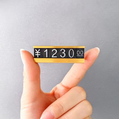 China AaL-49-17 S Aluminum Alloy Retail Price Display Tags Simple And Elegant Price Display Boards for sale