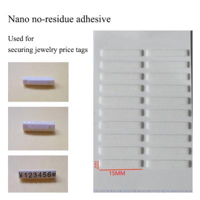 Cina 15*2 mm per 20 pezzi per foglio adesivo nano senza residui per cubi di prezzo in vendita