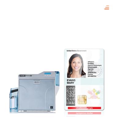 China Magicard Prima 8 ID-kaartprinter Ultra High Resolution 600dpi Voor veilige kaartuitgifte Te koop