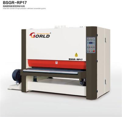 China Two-Head 1700mm Width Wide Belt Sander, BSGR-RP17 for sale