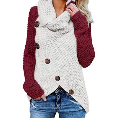 China Autumn Winter Cheap Women Clothing Bat Anti-wrinkle Top Collarr Sleeve Long Sleeve Sweater Knitted Women's Pullover Sweaters Women for sale