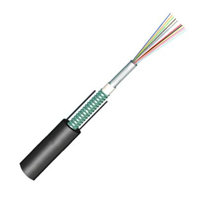 China Duct / Unitube Aerial Light Armored Outdoor Fiber Optic Cable GYXS GYXTW for sale