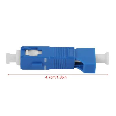 China Telecom Duplex SM MM Simplex Fiber Optic Hybrid Adapter SC Male To LC Female for sale