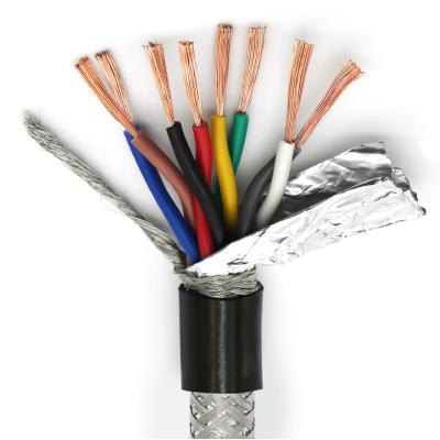 China Oxygen Free Copper Multicore Copper Conductor Cable RVVP RVVSP Stranded Core Power Cable for sale