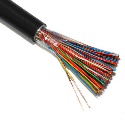 China Cat3 oxygen free copper cable 10 20 50 pairs indoor outdoor 0.50mm underground telephone cable for sale