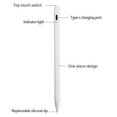 China New s Tablet Pen Touch Screen IOS TYPE-C Capacitive Touch Pad Devices Charging Active Touch Stylus Pen for sale