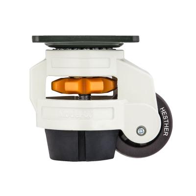 China 50-750kg Per Caster GD 60 Caster Foot Master Leveling Retractable Caster for sale