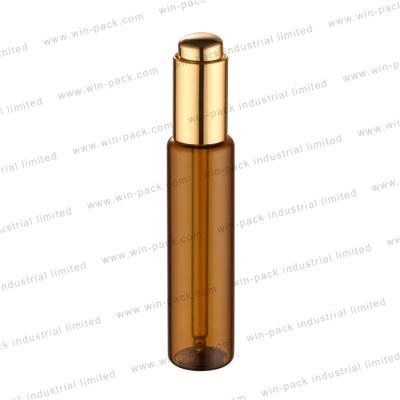 China High Quality Pretty Small Personal Care Cosmetics Push Button 10ml 8ml 3ml 5ml Empty Glass Dropper Bottles for sale