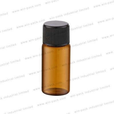 China Cosmetic Cylinder 15ml Tube Bottle Glass Face Serum Packaging Manufacturers for sale