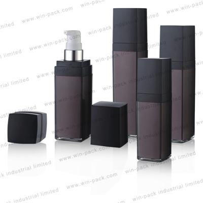 China Personal Care Plastic Lotion Bottle Rectangle Shape With Customized Color Cosmetic Packaging for sale