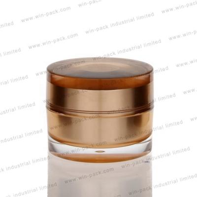 China Wholesale Luxury Cosmetic Cream Jar Container Packaging Jar Acrylic Cosmetic 15g 30g 50g for sale