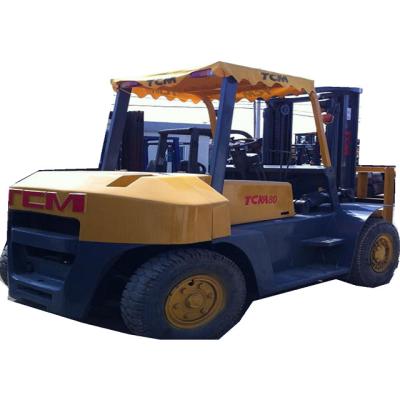 China Original Japan Used TCM FD80 Diesel Forklift TCM FD80 Forklift Used Forklift In Good Condition For Sale 2m″ ³ for sale