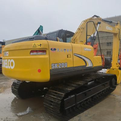 China HOT SALE Kobelco brand SK200 crawler excavator Excavadoras Escavator used kobelco SK200 excavator for hot sale for sale