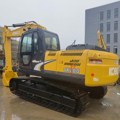 China Excavadoras Escavator Escavator used kobelco excavator SK200 second hand KOBELCO SK200 JAPAN ORIGINAL KOBELCO SK200 for hot sale for sale