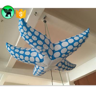 China Lighting Starfish 1.5m Inflatable Ocean Event Decoration LED Lighting Customized Inflatable Starfish Inflatable Model Y38 for sale