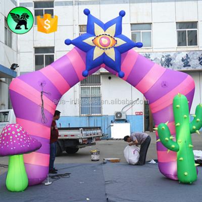 China Customized Inflatable Event Flower Inflatable Outdoor Entrance Inflatable Entrance For Event A5196 for sale