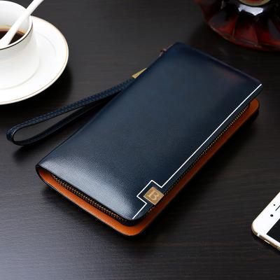 China Clutch bag luxury brand new, Italian vegetable tanned leather clutch bag, luxury men's genuine leather wallet long for sale