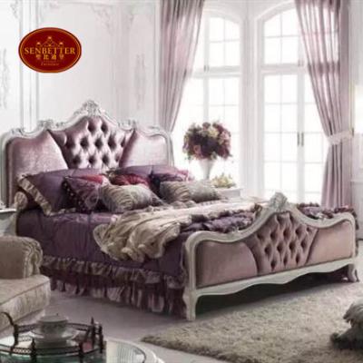 China YB007 European Neoclassical Antique Italian Tall Bedroom Furniture In Brown Or White Color for sale