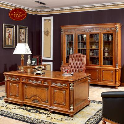 China Royal Home Solid Wood Furniture Set Luxury Home Office Furniture 0029 for sale