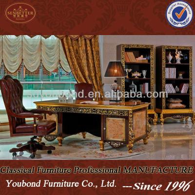 China 0061 European classics furntiure royal luxury home and office desk,wooden carved desk,desk chair for sale