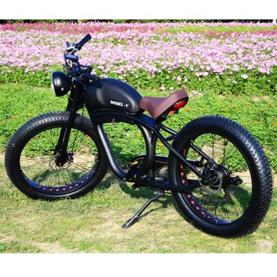 China Aluminum Alloy China Ebike 48V Motor 26 Inch Mountain Bike Electric Bikes For Adults 50 M/H High Speed for sale