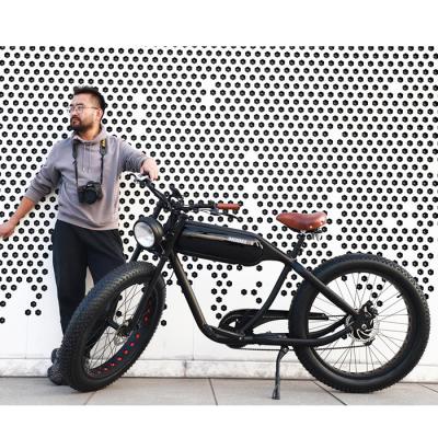 China High Speed ​​Electric Bicycle Lithium Battery Fat Tire Aluminum Alloy Snow Bike 750W 1000W Brushless Dirt Ebike for sale