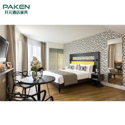 China PAKEN Commercial Hotel Bedroom Furniture Sets with Optional Material for sale