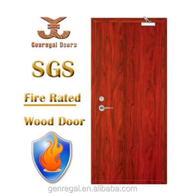 China High Quality BS476 1h / 2h Fire Rated Timber Timber Swing Door for sale