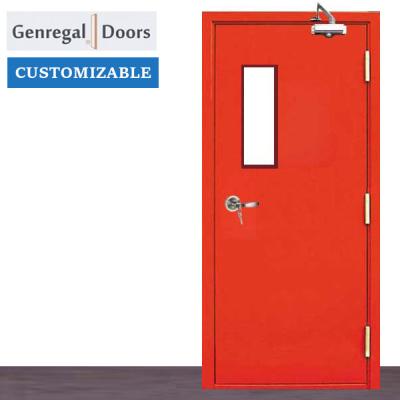 China Health And Environmental ISO BS Fire Proof Standard Exit Fireproof Steel Metal Doors for sale