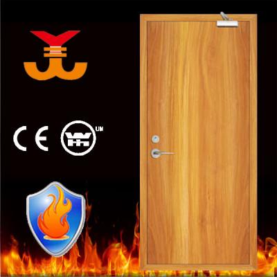 China Swing BS 60mins UK Standard Residential Fire Wooden Doors for sale