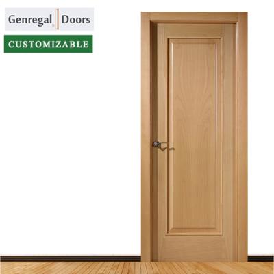 China Contemporary Customized Door Hotel Projects Door Walnut Veneer Laminate Door Solid Wood Door for sale