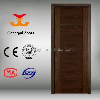 China Natural Ash Veneer Cherry Oak Teak Walnut Swing Ash Wood Door for sale