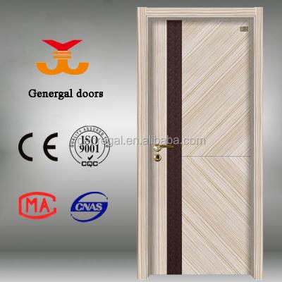 China Interior Melamine Laminated Swing HDF Door For Bedroom for sale