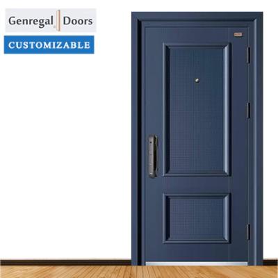 China Sound Proof Metal Door Modern Style Villa Entrance Door Modern Door Security Steel Door for sale