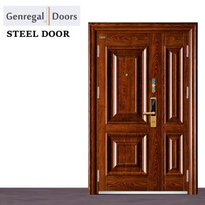 China Anti Break Latest Design Modern Oversized Security Steel Door for sale