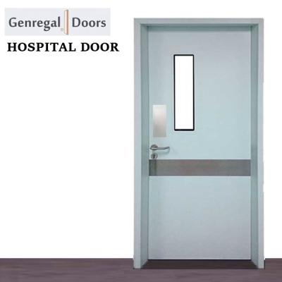 China Swing Steel Hospital Service Glass Door for sale