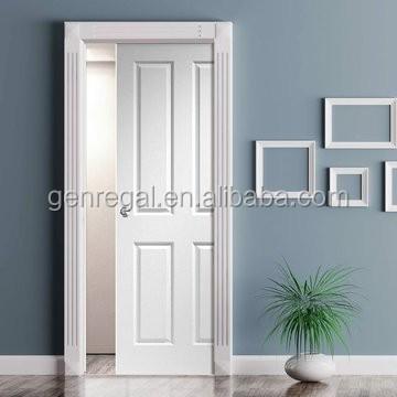 China Sliding Space Saving Internal Interior Room Sliding Wooden Doors for sale