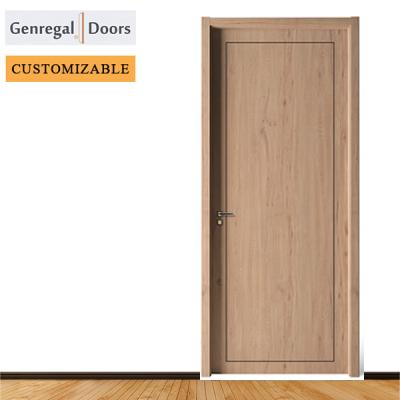 China Eco-friendly Project Apartment Office Door Termite Proof Customize Waterproof WPC Door UPVC Doors for sale