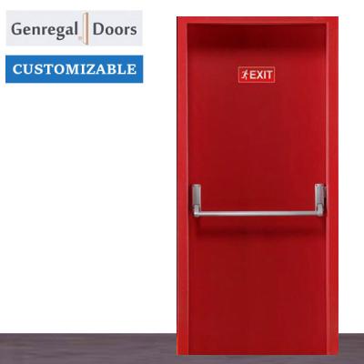 China Traditional BS Security Grade Internal Front 70mm Standard Steel Door Fire Resisting Steel Door for sale