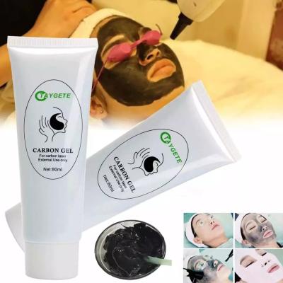 China For use with ND Yag Laser Machine CG01 80ml Carbon Gel ND Yag Laser Peeling Doll Skin Carbon Black Cream for sale