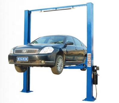 China Electric car repair center CE ISO9001 Aofu 4.0T freed automatic open floor plate 2 post car lift crane automatic vehicle lift aa for sale