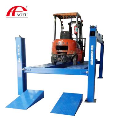 China 3230mm workshop four column hydraulic automotive carlift lifting platform for sale