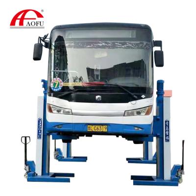 China Car Repair Workshop Qingdao Aofu Four Haul Forklift 20000kg With Blue for sale