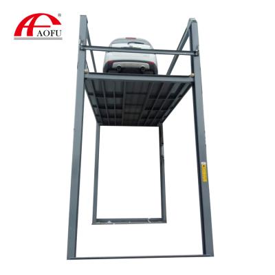 China Hydraulic Car Repair Workshop 8ton Basement Garage Four Post Car Lift for sale