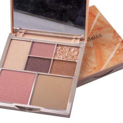 China High Quality New Arrival AL-170 Color Eyeshadow Palette Waterproof Eye Makeup Cosmetics 7 Color Eyeshadow Palette for sale