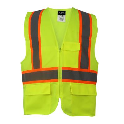 China Wholesale Custom Made High Quality High Visibility Safety Yellow Reflective Vest Comfortable And Breathable for sale